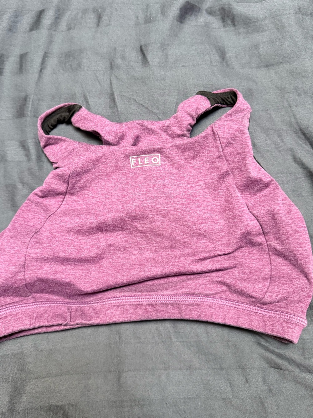Fleo Kids Heathered Mauve/Purple Jourdaine Sports Bra